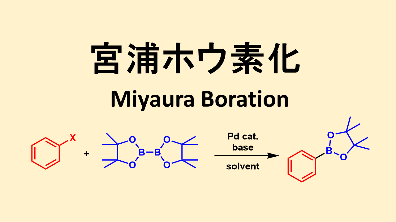 宮浦ホウ素化: Miyaura Borylation