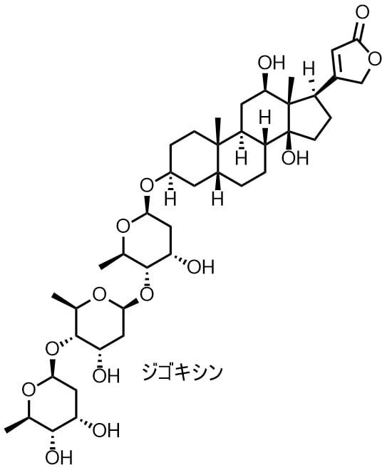ジゴキシンの構造