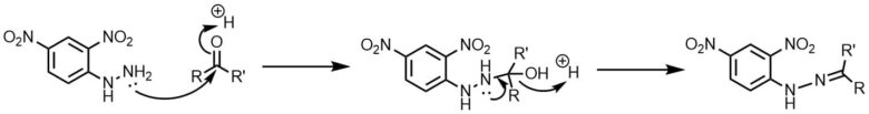 Dnp 2 4 ジニトロフェニルヒドラジン ケトンとアルデヒドの発色試薬 ネットdeカガク