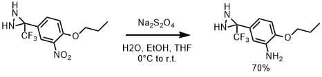 Na2S2O4によるニトロ基の還元