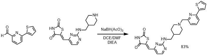 水素化トリアセトキホウ素ナトリウムによる還元的アミノ化