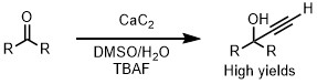 CaC2によるプロパルギルアルコールの生成