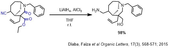 LiAlH4によるアミド、ニトリル、エステルの還元