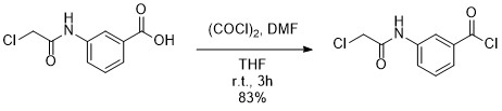 酸クロ塩化オキサリル反応