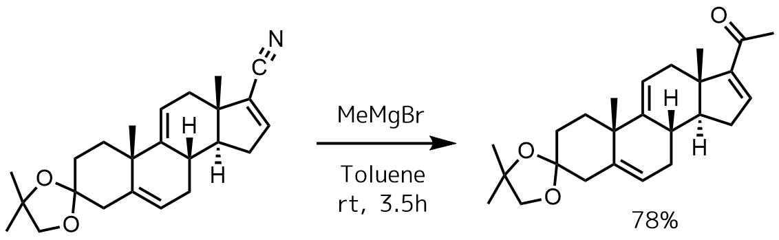ニトリルからケトン合成 ネットdeカガク