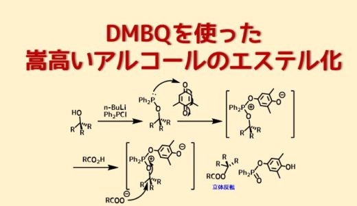 DMBQを用いたエステル化　立体障害に強いエステル化試薬！