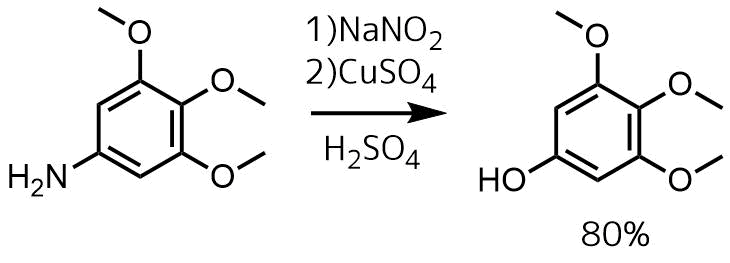 芳香族アミンからフェノールの合成反応例2