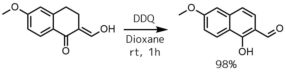 芳香族化によるフェノール合成反応例１